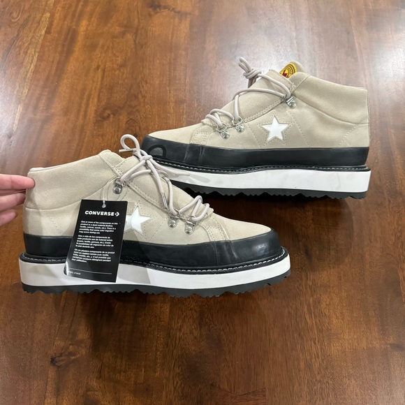 New! Converse Mountain Club Fleece Sneakers Boots Women’s Size 10.5 - Picture 4 of 7